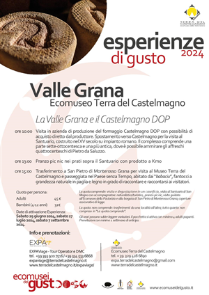 Esperienze di gusto 2024 - La Valle Grana e il castelmagno DOP